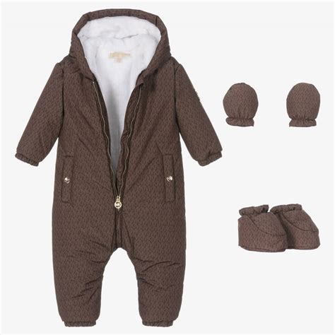 mk baby snowsuit.